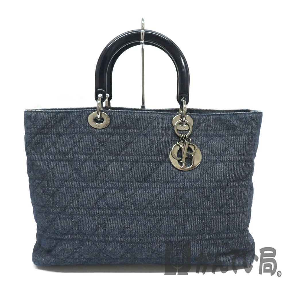 DIOR Lady denim shoulder bag charm